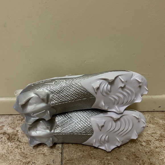 Nike Vapor Edge Speed 360 2 White Silver Football Cleats DA5455-102 Men Sz 15 - Picture 5 of 5